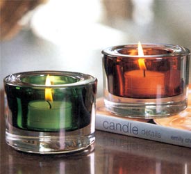 Thick Glass Tealight Holders image