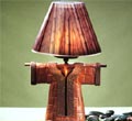 Metal Kimono Tealight Lamp