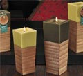 Tapered Square Scented Candle - Yellow