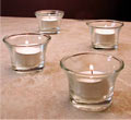Oyster Candle Holder - Clear