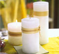 Timber Snow White Candles - Unscented