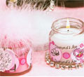 Girls Night Out Feather Boa Puff Jar - Beauty Queen