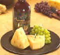 Wine & Cheese Tray Gift Set - Blackberry Merlot Scented