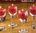 Wine Glass 4-Pc Candle Set - Set of 4