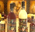Sculpted Wine Bottle Candles - Burgundy