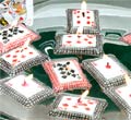 Card 2-Pc Floater Set - 10 of Clubs