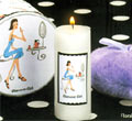 Glamour Girl Candle & Puff Gift Set - 2-Pc Set