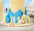 Bathing Beauties Resin Pillar Candle Holder