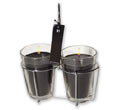 Hanging Coffee Glass Set - Black