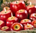 Apple Candle - Red