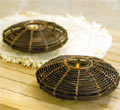 Buri Tealight Holder w/ Glass Insert - Sold Individually