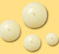 Ivory Round Floaters - Ivory (ea.)