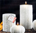 Mollusk Pillar Candles - Pillar