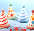 Party Hat Candles - Stripes
