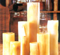 Shaded Tree Trunk Candles