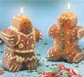 Sugar Coated Gingerbread Candles