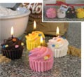 Mini Iced Cupcake 4-Pc Candle Set - 4-Pc Set