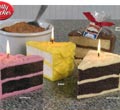 Slice of Cake Candles - Strawberry