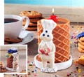 Doughboy Holder w/ Waffle Candle