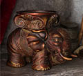 Elephant Pillar Candle Holder