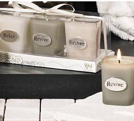 Relaxation Frosted 3-Pc Votive Set