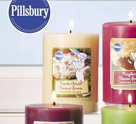 Vanilla Glazed Coconut Scone Pillar Candles