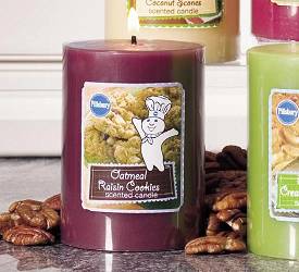 Oatmeal Raisin Cookies Pillar Candles Oatmeal Raisin Cookies Pillar Candles