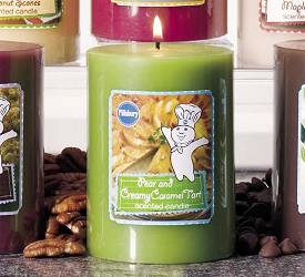 Pear & Creamy Caramel Tart Pillar Candles Pear & Creamy Caramel Tart Pillar Candles