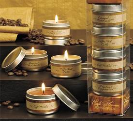 Coffee 4-Pc Tin Candle Gift Set - Gift Set