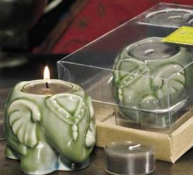 Elephant & Tea Light Gift Set - Gift Set