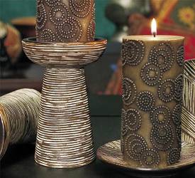 compare prices and find the best deal on candle, Brushed Candle Holder 