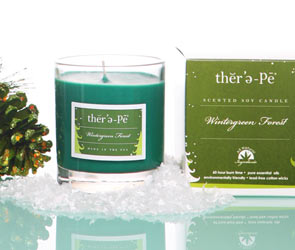 Therepe Christmas Soy Jar Candle - Christmas Potpourri