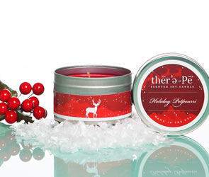 Therepe Christmas Soy Tin Candle - Christmas Potpourri