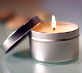 Therepe Luxe Soy Tin Candle - Peach Orchard