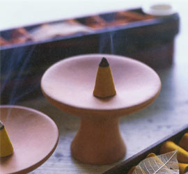 Incense Terracotta Candle Holder