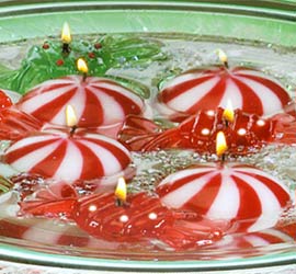 Candy Cane Floaters - 4-Pc Set