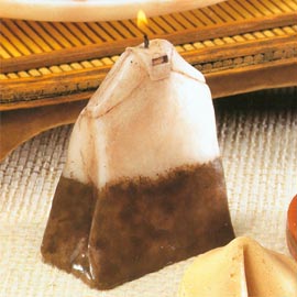Asian Elements Tea Bag is lemon zinger tea scented. The tart and tangy scent of  Lemon Zinger delivers a bolt of invigorating aroma to liven up your day. Fits perfect in the kitchen or with your asian motif.
