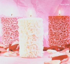 Who doesn't enjoy receiving roses  now you can have this sculpted rose candle all year round. Beautifully scented with french parfum  this parisian delight will intoxicate any room. Amour pillar plate holder not included.