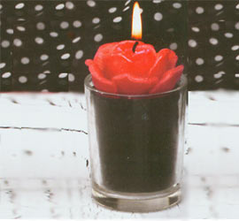 Sculpted Rose 9-Pc Votive Gift Set - 9-Pc Set