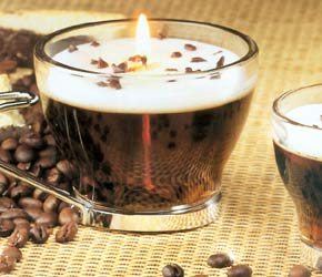 Cafe Aroma Glass Espresso Cup - Honey Cocoa Scented