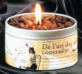 Coffee Bean Tin Candle