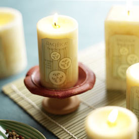 Indochine Aromatherapy Candles - Round Pillar