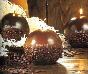 Cafe Aroma Sphere Candle - Caramel Mocchiato