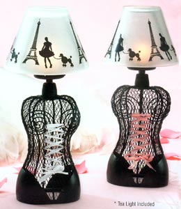 Lace-Up Corset Tealight Lamp