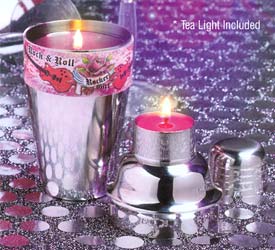 Martini Shaker Candle & Tealight Holder