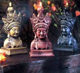 Balinese Princess Candle - Red