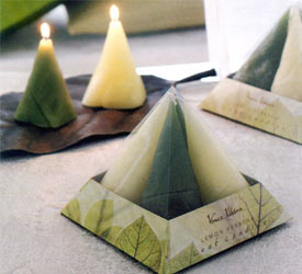 Teepee Leaf Candle Gift Set - 4-Pc Set