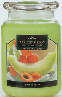 With skin like velvet  the versatile apricot melon is the sugar  spice  and body for a myriad of cordials  brandies  cobblers  and candies. You're sure to relish the captivatingly complex aroma of this cousin of the peach whenever you light one of our Apricot Melon Jars.