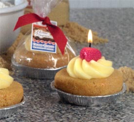 Fruit Tart Candles in Foil Tin fruit tarts,fruit tart candles,cake candles