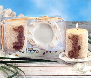 Seahorse Sand Pillar Gift Set